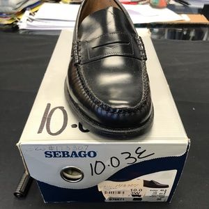 New sebago leather upper in original box